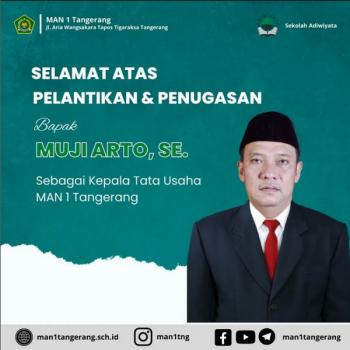 Selamat Atas Pelantikan & Penugasan Bpk. Mujiarto