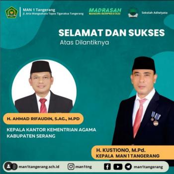 Selamat dan Sukses Atas Dilantiknya Bpk. H. Ahmad 