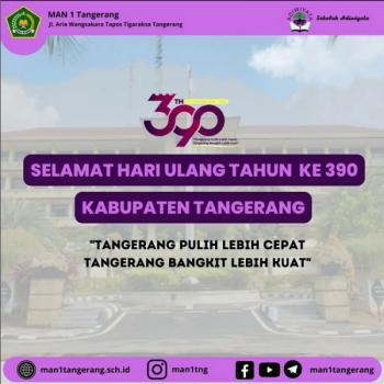 Selamat Hari Jadi Kabupaten Tangerang ke 390